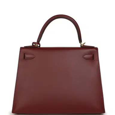 HERMÈS Pre-owned Hermes Kelly Sellier 28 Rouge H Sombrero Gold Hardware | Thumbnail 4 HERMÈS Pre-owned Hermes Kelly Sellier 28 Rouge H Sombrero Gold Hardware | Thumbnail 4