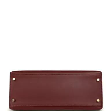 HERMÈS Pre-owned Hermes Kelly Sellier 28 Rouge H Sombrero Gold Hardware | Thumbnail 6 HERMÈS Pre-owned Hermes Kelly Sellier 28 Rouge H Sombrero Gold Hardware | Thumbnail 6