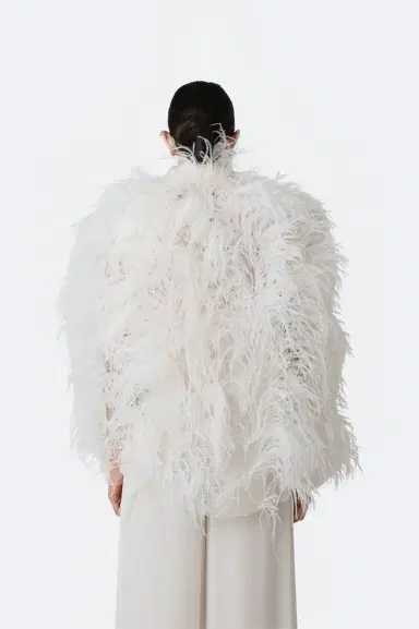LAPOINTE Marbled Feathers Jacket | Thumbnail 2 LAPOINTE Marbled Feathers Jacket | Thumbnail 2
