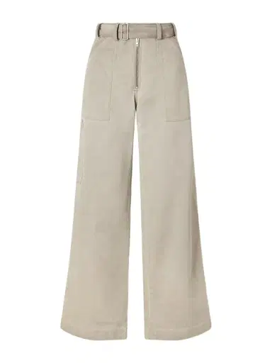 Acne Studios Belted Cotton-blend Gabardine Wide-leg Pants | Thumbnail 1 Acne Studios Belted Cotton-blend Gabardine Wide-leg Pants | Thumbnail 1