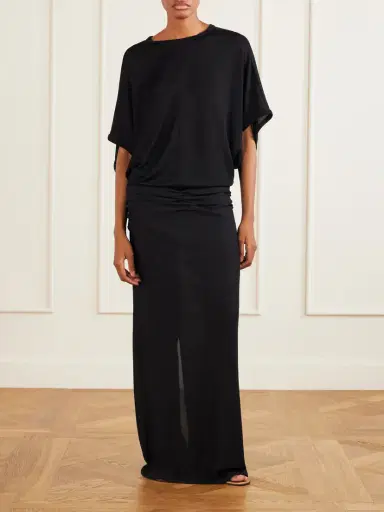 The Row Delyra Satin Maxi Dress | Thumbnail 2 The Row Delyra Satin Maxi Dress | Thumbnail 2
