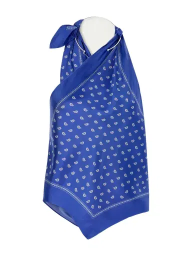 Christopher Esber One-shoulder Embellished Bandana-print Silk Top | Thumbnail 1 Christopher Esber One-shoulder Embellished Bandana-print Silk Top | Thumbnail 1
