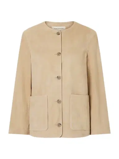 Nour Hammour Suede Jacket | Thumbnail 1 Nour Hammour Suede Jacket | Thumbnail 1