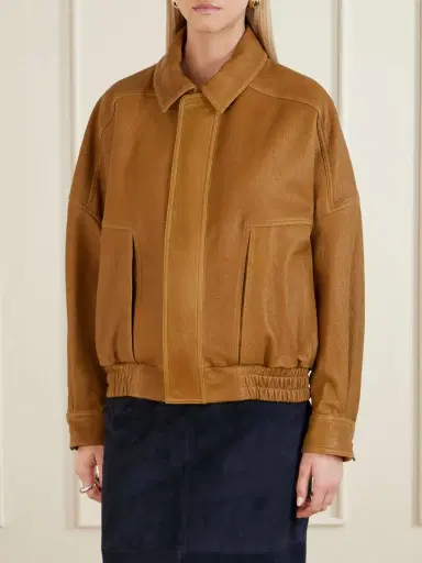 Nour Hammour Dalma Leather Jacket | Thumbnail 3 Nour Hammour Dalma Leather Jacket | Thumbnail 3