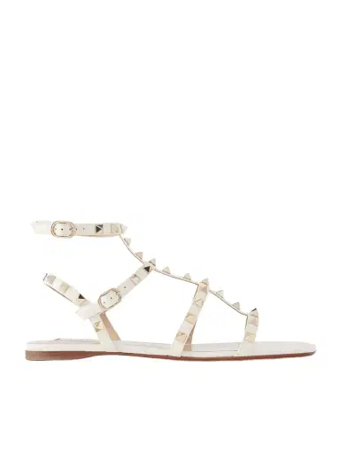 Valentino Garavani Rockstud Leather Sandals | Thumbnail 1 Valentino Garavani Rockstud Leather Sandals | Thumbnail 1
