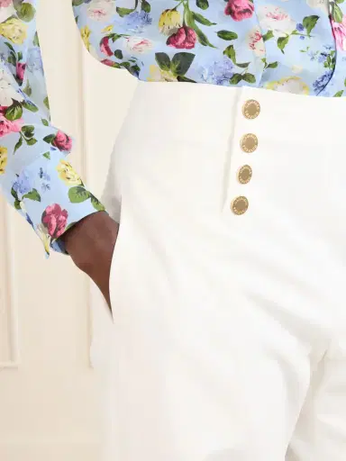 Carolina Herrera Alba Cotton-blend Wide-leg Pants | Thumbnail 4 Carolina Herrera Alba Cotton-blend Wide-leg Pants | Thumbnail 4