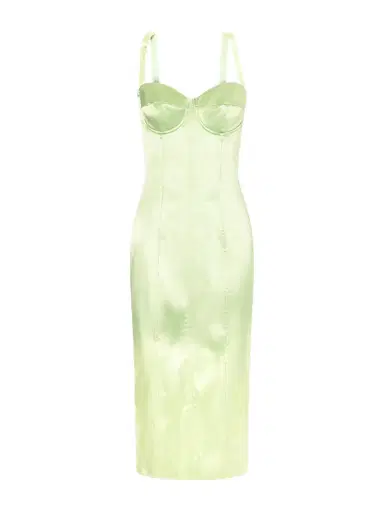 Dolce & Gabbana Satin Bustier Midi Dress | Thumbnail 1 Dolce & Gabbana Satin Bustier Midi Dress | Thumbnail 1