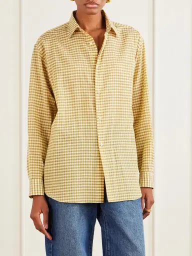 Auralee Check Cotton Shirt | Thumbnail 3 Auralee Check Cotton Shirt | Thumbnail 3