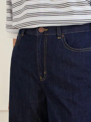 La Ligne Isadora Cotton-chambray Wide-leg Jeans | Thumbnail 5 La Ligne Isadora Cotton-chambray Wide-leg Jeans | Thumbnail 5