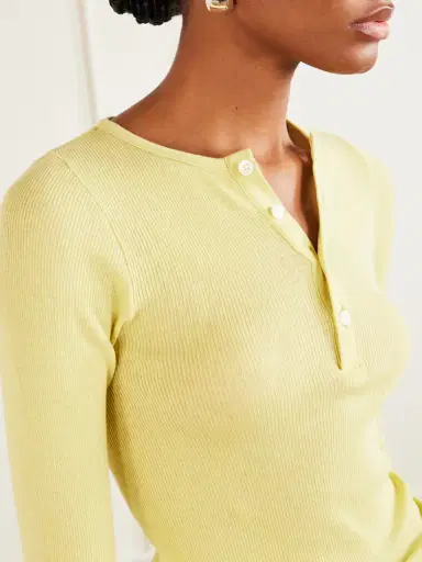 Auralee Ribbed-knit Cotton T-shirt | Thumbnail 4 Auralee Ribbed-knit Cotton T-shirt | Thumbnail 4