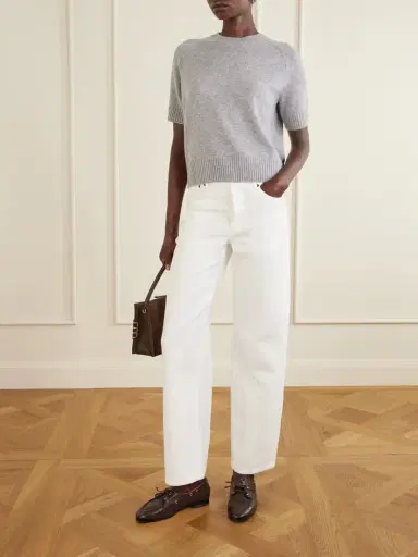Anine Bing Jackson Logo-embellished Cashmere Sweater | Thumbnail 2 Anine Bing Jackson Logo-embellished Cashmere Sweater | Thumbnail 2
