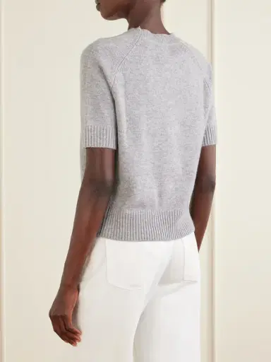 Anine Bing Jackson Logo-embellished Cashmere Sweater | Thumbnail 3 Anine Bing Jackson Logo-embellished Cashmere Sweater | Thumbnail 3