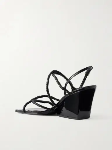 Proenza Schouler Twist Slant Leather Wedge Sandals | Thumbnail 3 Proenza Schouler Twist Slant Leather Wedge Sandals | Thumbnail 3