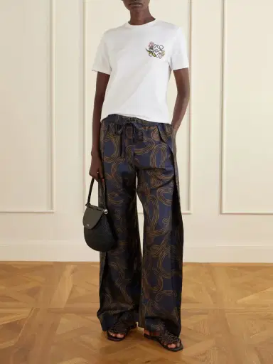 Loewe + Paula's Ibiza Pescador Medium Embellished Leather-trimmed Raffia Shoulder Bag | Thumbnail 3 Loewe + Paula's Ibiza Pescador Medium Embellished Leather-trimmed Raffia Shoulder Bag | Thumbnail 3