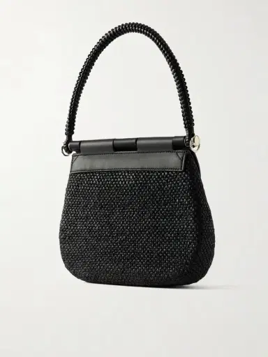 Loewe + Paula's Ibiza Pescador Medium Embellished Leather-trimmed Raffia Shoulder Bag | Thumbnail 4 Loewe + Paula's Ibiza Pescador Medium Embellished Leather-trimmed Raffia Shoulder Bag | Thumbnail 4