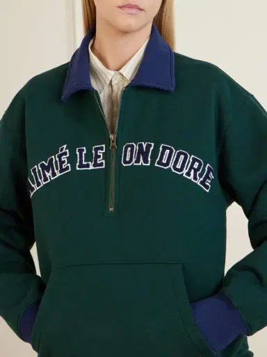 Aimé Leon Dore Logo-embroidered Cotton Sweatshirt | Thumbnail 5 Aimé Leon Dore Logo-embroidered Cotton Sweatshirt | Thumbnail 5