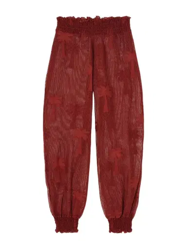 Johanna Ortiz Palm Nomad Cotton-mesh Balloon Pants | Thumbnail 1 Johanna Ortiz Palm Nomad Cotton-mesh Balloon Pants | Thumbnail 1