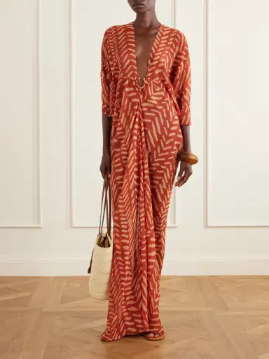 Johanna Ortiz Sensory Tapestry Printed Recycled Georgette Coverup | Thumbnail 2 Johanna Ortiz Sensory Tapestry Printed Recycled Georgette Coverup | Thumbnail 2