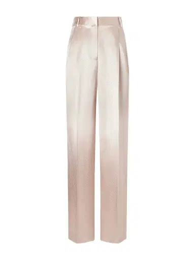 Tom Ford Polka- Dot Satin Straight-leg Pants | Thumbnail 1 Tom Ford Polka- Dot Satin Straight-leg Pants | Thumbnail 1