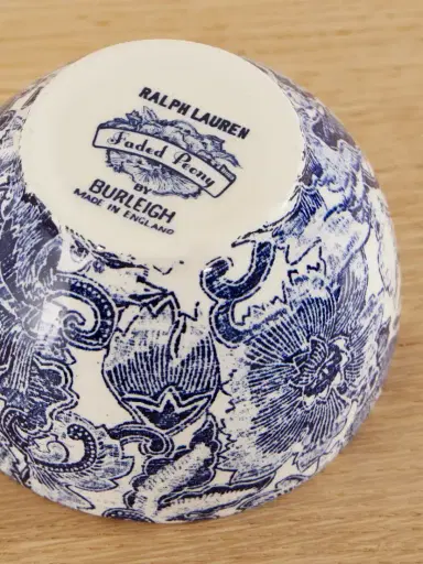 Ralph Lauren Home + Burleigh Faded Peony Painted Earthenware Bowl And Plate | Thumbnail 4 Ralph Lauren Home + Burleigh Faded Peony Painted Earthenware Bowl And Plate | Thumbnail 4