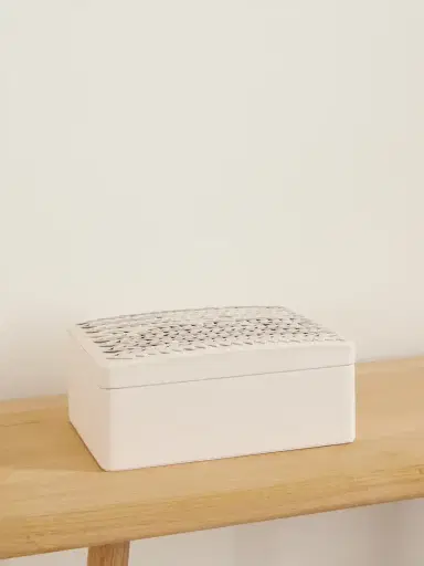 Ralph Lauren Home Adrienne Leather Box | Thumbnail 1 Ralph Lauren Home Adrienne Leather Box | Thumbnail 1