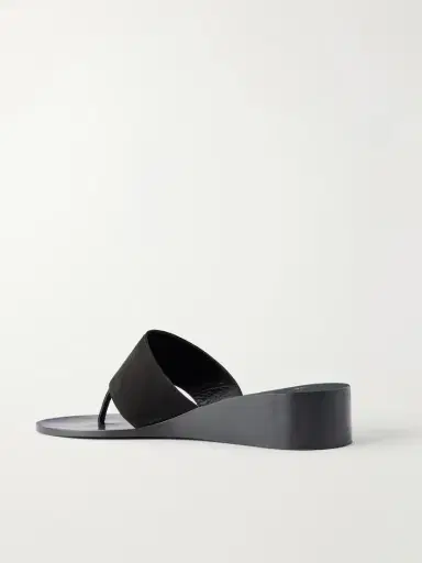Jude Lucille Nubuck Wedge Thong Sandals | Thumbnail 3 Jude Lucille Nubuck Wedge Thong Sandals | Thumbnail 3