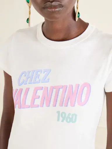 Valentino Garavani Printed Cotton Jersey T-shirt | Thumbnail 5 Valentino Garavani Printed Cotton Jersey T-shirt | Thumbnail 5