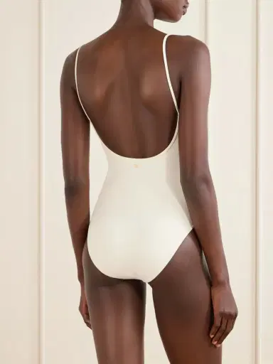 Valentino Garavani Logo Print Swimsuit | Thumbnail 3 Valentino Garavani Logo Print Swimsuit | Thumbnail 3