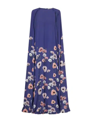 BERNADETTE Minnie Cape-effect Sequin-embellished Embroidered Crepe Gown | Thumbnail 1 BERNADETTE Minnie Cape-effect Sequin-embellished Embroidered Crepe Gown | Thumbnail 1