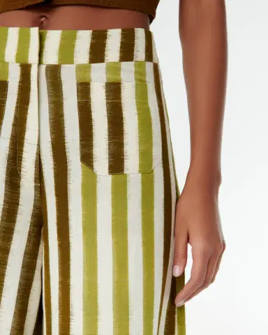 Emporio Sirenuse Adele Trousers in Ikat Stripes | Thumbnail 2 Emporio Sirenuse Adele Trousers in Ikat Stripes | Thumbnail 2