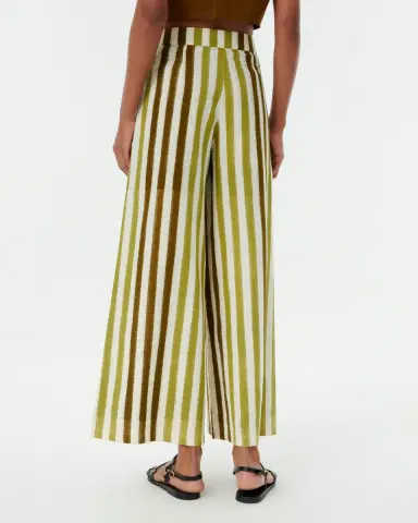 Emporio Sirenuse Adele Trousers in Ikat Stripes | Thumbnail 4 Emporio Sirenuse Adele Trousers in Ikat Stripes | Thumbnail 4