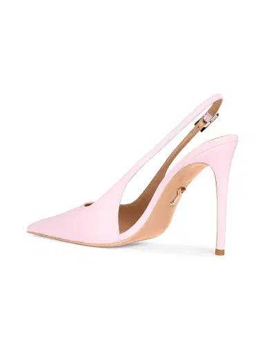 Retrofête Women's Cindy 110MM Patent Leather Slingback Pumps - Pink | Thumbnail 4 Retrofête Women's Cindy 110MM Patent Leather Slingback Pumps - Pink | Thumbnail 4
