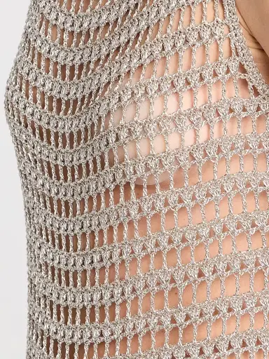 TWP Women's Cleo Metallic Crochet Tank - Sandshell | Thumbnail 6 TWP Women's Cleo Metallic Crochet Tank - Sandshell | Thumbnail 6
