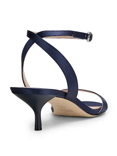Stuart Weitzman Women's Kellie 50MM Satin Sandals - River Blue - Size 9.5 | Thumbnail 3 Stuart Weitzman Women's Kellie 50MM Satin Sandals - River Blue - Size 9.5 | Thumbnail 3