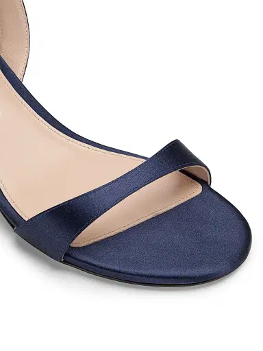 Stuart Weitzman Women's Kellie 50MM Satin Sandals - River Blue - Size 9.5 | Thumbnail 5 Stuart Weitzman Women's Kellie 50MM Satin Sandals - River Blue - Size 9.5 | Thumbnail 5