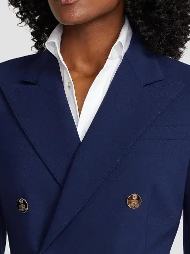 Ralph Lauren Collection Women's Camden Cashmere Double-Breasted Jacket - Navy | Thumbnail 6 Ralph Lauren Collection Women's Camden Cashmere Double-Breasted Jacket - Navy | Thumbnail 6