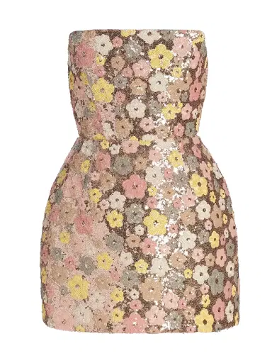 Bronx and Banco Women's Jasmine Maraya Strapless Sequined Minidress | Thumbnail 1 Bronx and Banco Women's Jasmine Maraya Strapless Sequined Minidress | Thumbnail 1