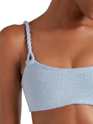 Hunza G Women's Phoebe Rope Strap Bikini - Metallic Ice Blue | Thumbnail 5 Hunza G Women's Phoebe Rope Strap Bikini - Metallic Ice Blue | Thumbnail 5