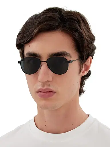 Saint Laurent Men's 53MM Round Metal Sunglasses | Thumbnail 2 Saint Laurent Men's 53MM Round Metal Sunglasses | Thumbnail 2