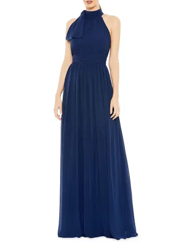 Mac Duggal Women's Sleeveless Chiffon Gown | Thumbnail 1 Mac Duggal Women's Sleeveless Chiffon Gown | Thumbnail 1