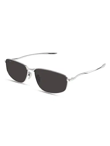 Balenciaga Men's Monday 61MM Rectangular Metal Sunglasses - Silver Black | Thumbnail 1 Balenciaga Men's Monday 61MM Rectangular Metal Sunglasses - Silver Black | Thumbnail 1