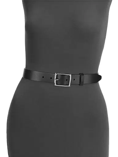 rag & bone Women's Boyfriend Leather Belt - Black | Thumbnail 3 rag & bone Women's Boyfriend Leather Belt - Black | Thumbnail 3