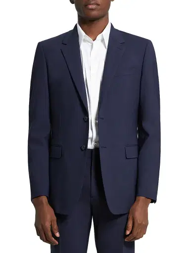 Theory Men's Chambers Slim-Fit Wool Sportcoat - Navy - Size 40 | Thumbnail 3 Theory Men's Chambers Slim-Fit Wool Sportcoat - Navy - Size 40 | Thumbnail 3