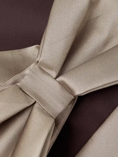 SACHIN BABI Women's Bonnie Satin One-Shoulder Gown - Pewter | Thumbnail 6 SACHIN BABI Women's Bonnie Satin One-Shoulder Gown - Pewter | Thumbnail 6