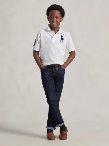 Polo Ralph Lauren Big Pony Cotton Mesh Polo - White - Size 3 | Thumbnail 7 Polo Ralph Lauren Big Pony Cotton Mesh Polo - White - Size 3 | Thumbnail 7