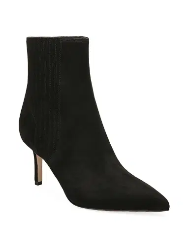 Veronica Beard Women's Lisa 70MM Suede Ankle Boots - Black | Thumbnail 2 Veronica Beard Women's Lisa 70MM Suede Ankle Boots - Black | Thumbnail 2