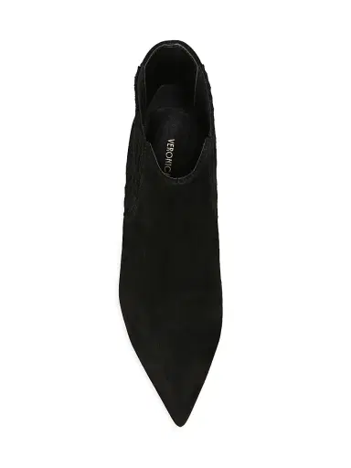 Veronica Beard Women's Lisa 70MM Suede Ankle Boots - Black | Thumbnail 5 Veronica Beard Women's Lisa 70MM Suede Ankle Boots - Black | Thumbnail 5