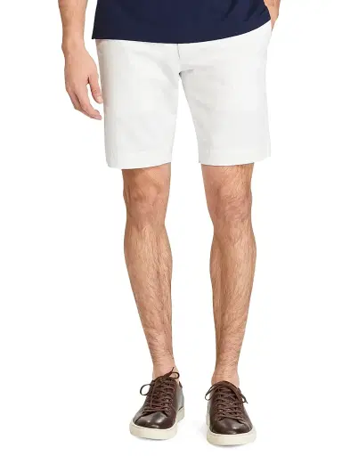 Polo Ralph Lauren Men's Classic Fit Stretch Military Shorts - White | Thumbnail 3 Polo Ralph Lauren Men's Classic Fit Stretch Military Shorts - White | Thumbnail 3