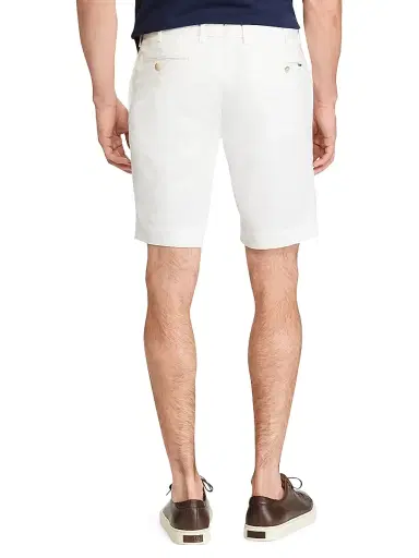 Polo Ralph Lauren Men's Classic Fit Stretch Military Shorts - White | Thumbnail 4 Polo Ralph Lauren Men's Classic Fit Stretch Military Shorts - White | Thumbnail 4