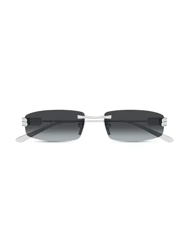Balenciaga Men's Gossip 62MM Rimless Rectangular Metal Sunglasses | Thumbnail 2 Balenciaga Men's Gossip 62MM Rimless Rectangular Metal Sunglasses | Thumbnail 2